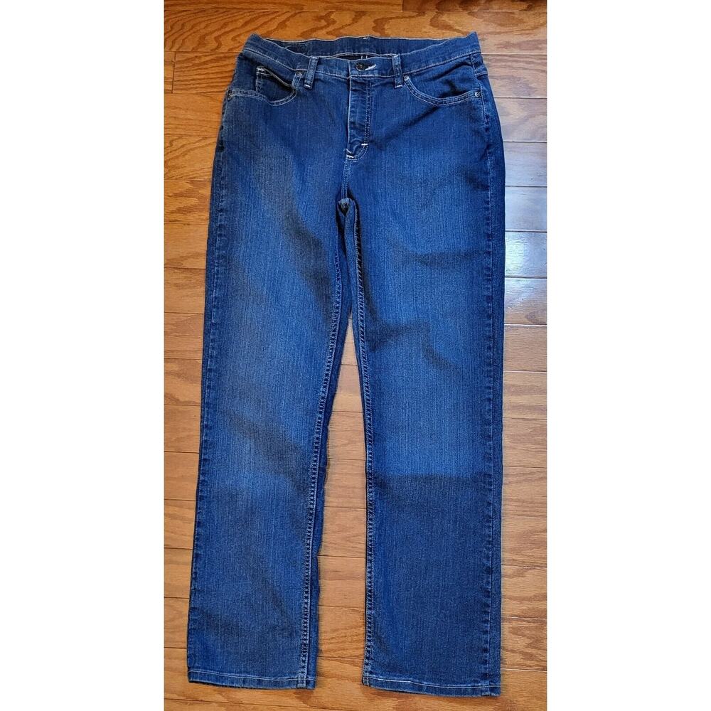 Lee Jeans Women’s Size 12M (32x31) Midrise Regular Fit Bootcut blue cotton